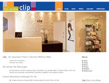 Tablet Screenshot of clip-friseur.de